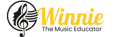 Winnie the music educator logo